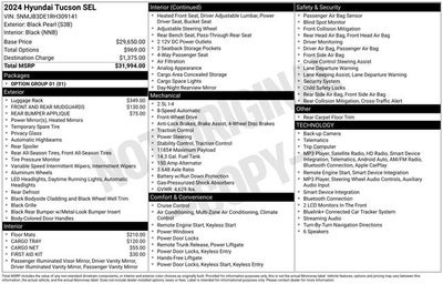 2024 Hyundai Tucson SEL