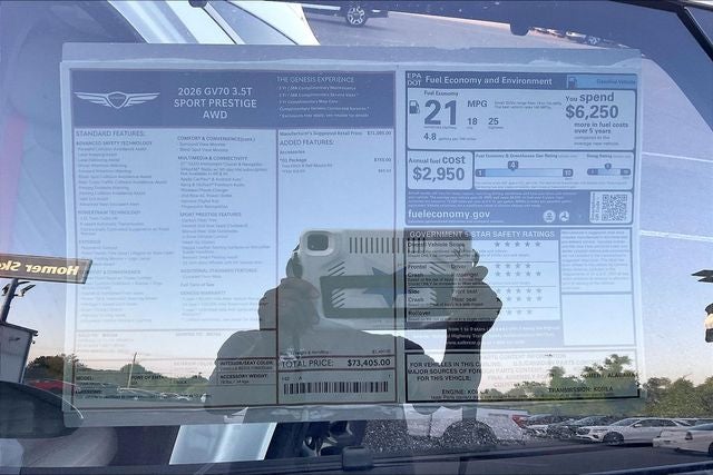 2026 Genesis GV70 3.5T Sport Prestige