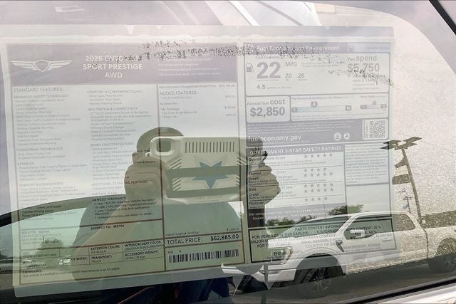 2026 Genesis GV70 2.5T Sport Prestige