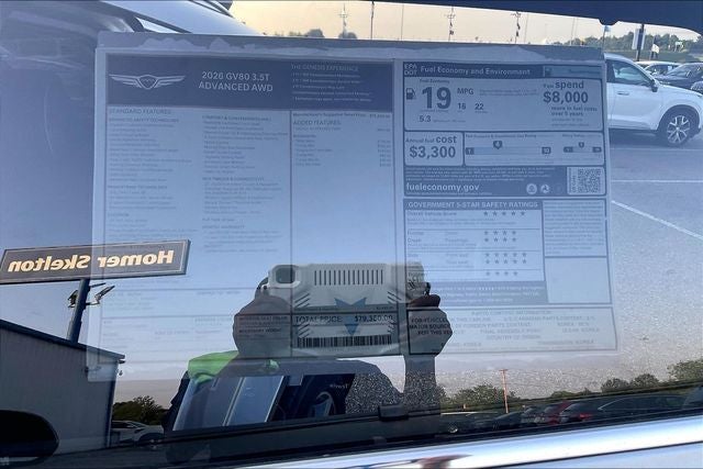 2026 Genesis GV80 3.5T Advanced