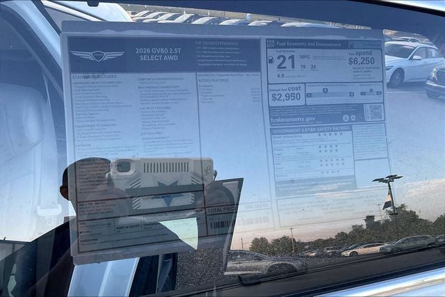 2026 Genesis GV80 2.5T Select