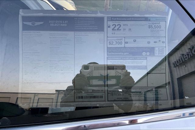2027 Genesis GV70 2.5T Select