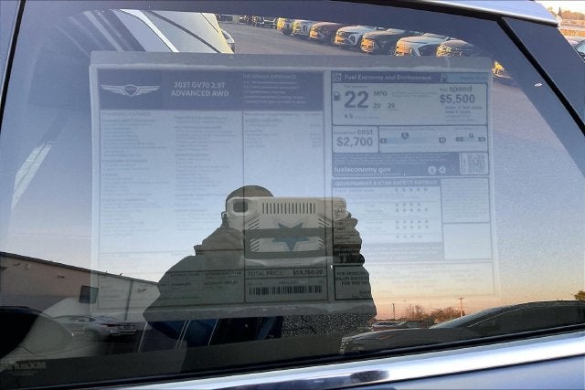 2027 Genesis GV70 2.5T Advanced