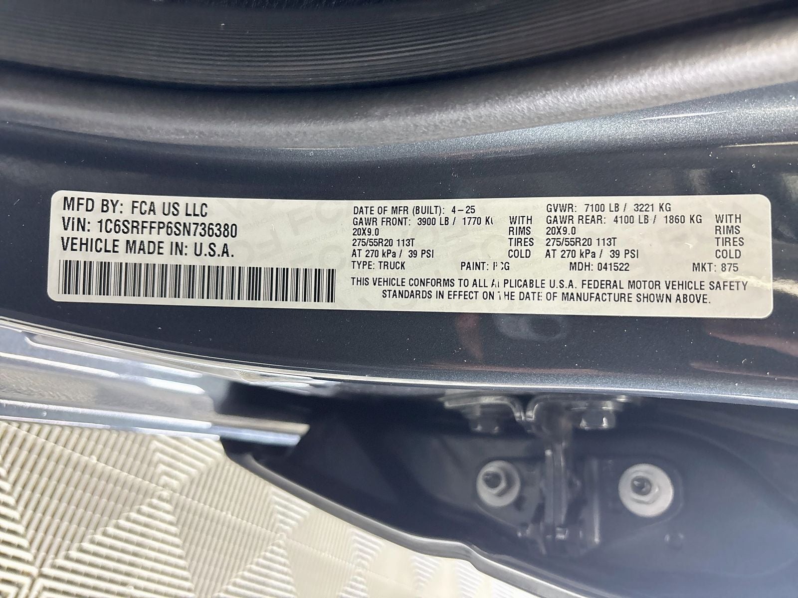 2025 RAM 1500 Big Horn/Lone Star