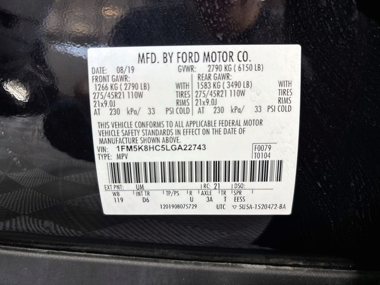 2020 Ford Explorer Platinum
