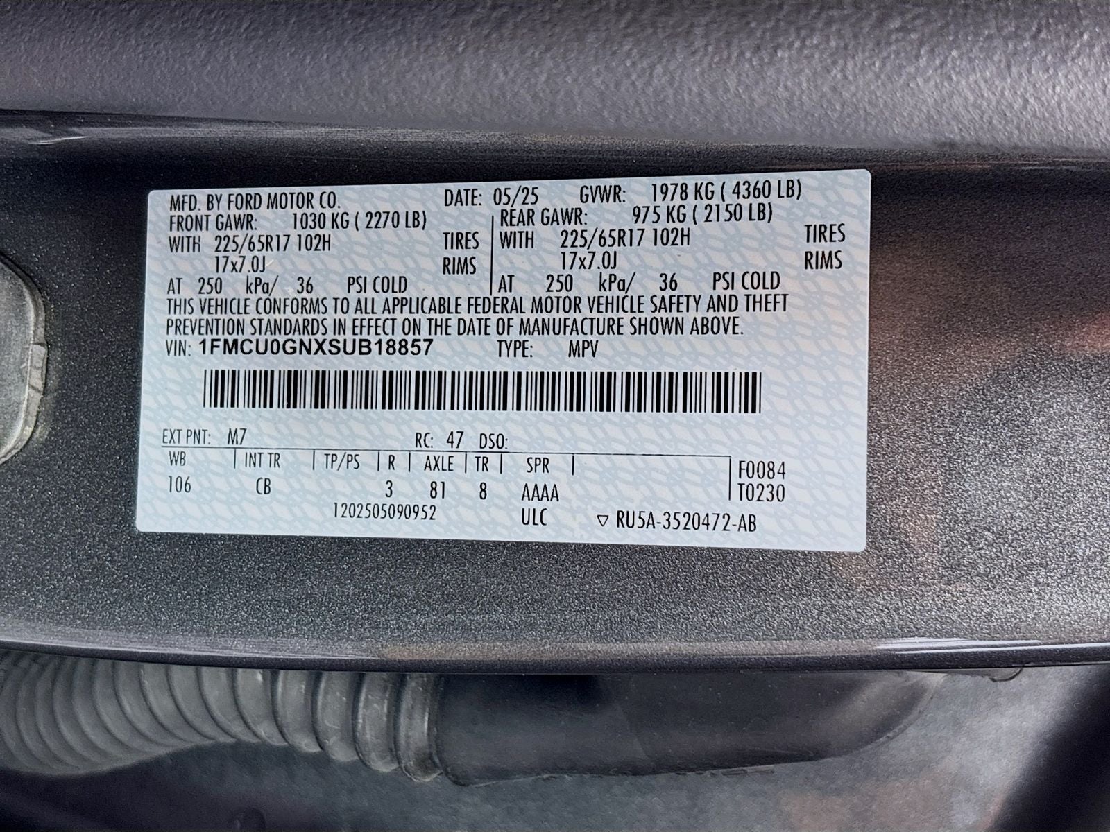 2025 Ford Escape Active