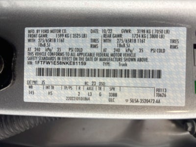 2022 Ford F-150 Lariat