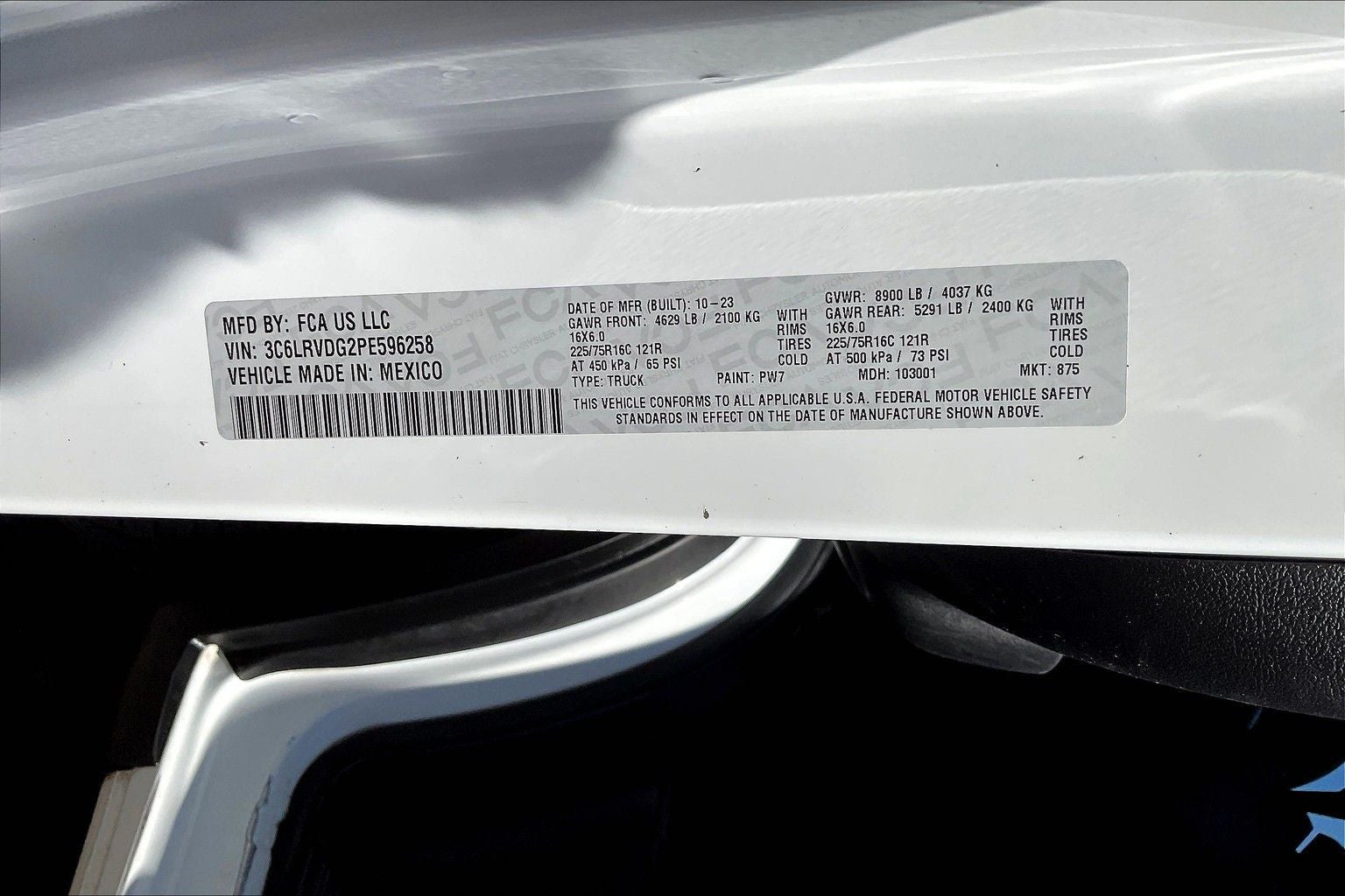 2023 RAM ProMaster 2500 High Roof