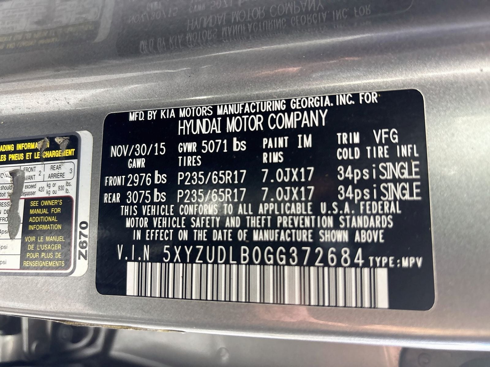 2016 Hyundai Santa Fe Sport 2.4 Base