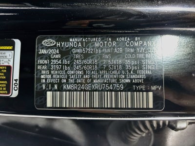 2024 Hyundai Palisade SEL 7 Passenger