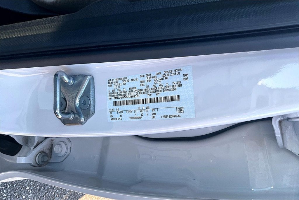 2018 Ford Escape SE