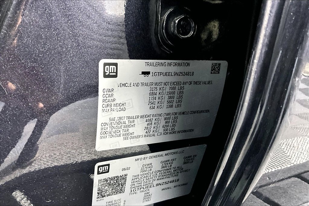 2022 GMC Sierra 1500 AT4