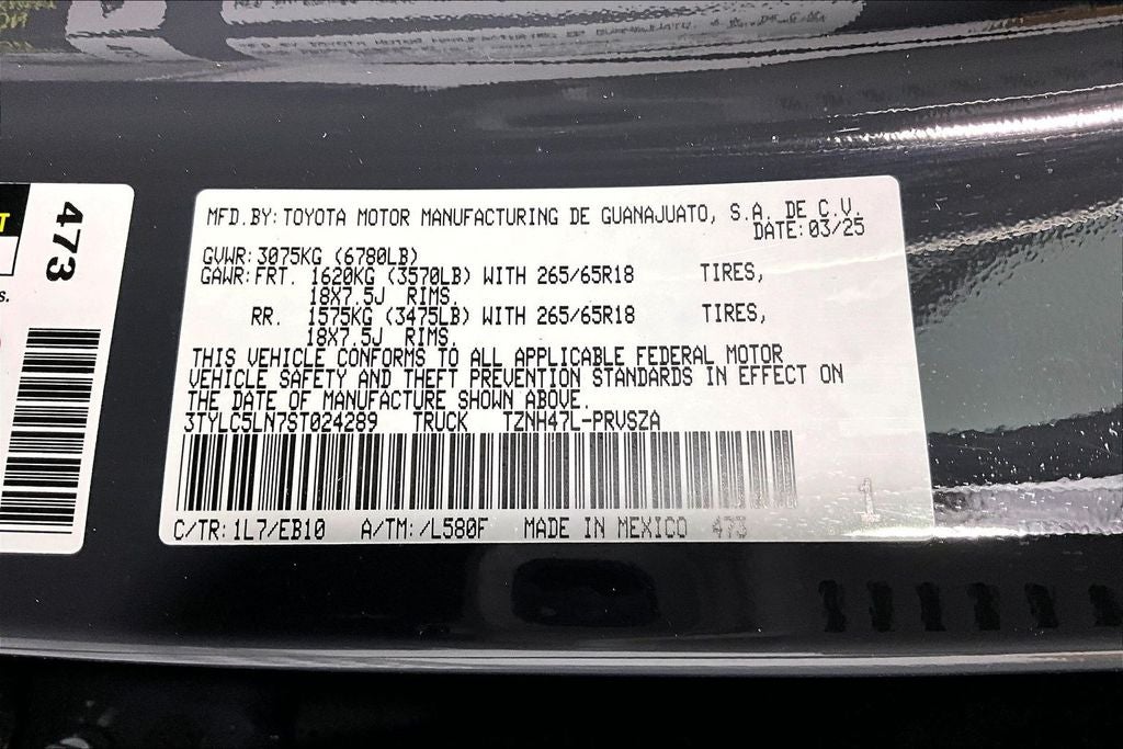 2025 Toyota Tacoma Hybrid Limited