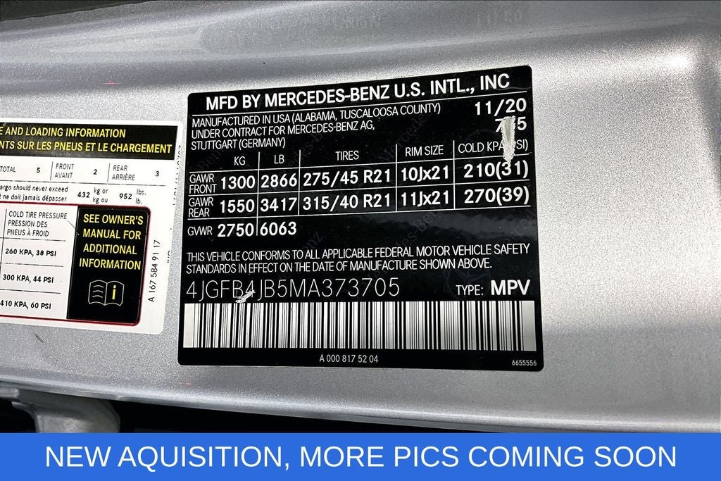 2021 Mercedes-Benz GLE GLE 350