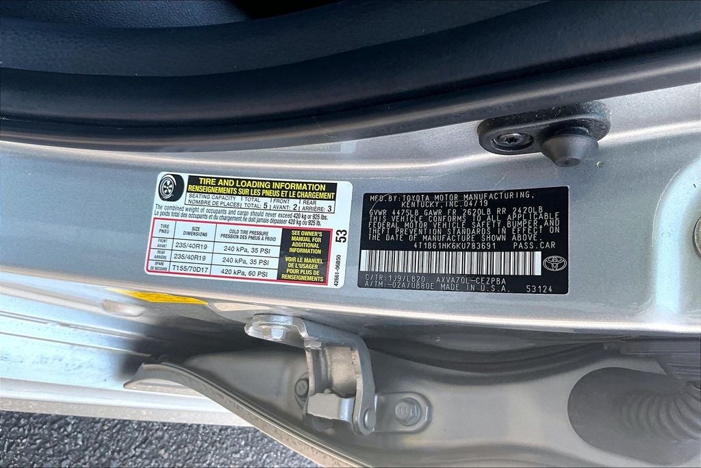 2019 Toyota Camry XSE