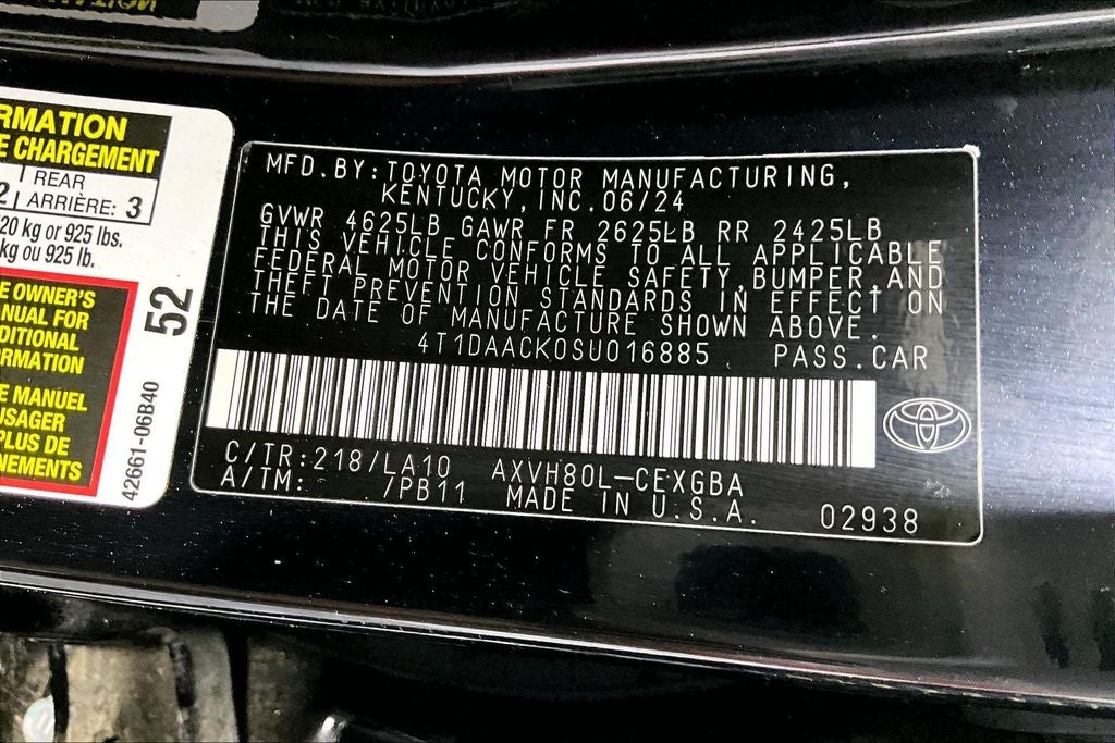 2025 Toyota Camry XLE