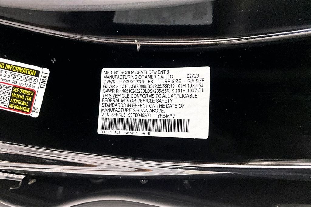 2023 Honda Odyssey Elite