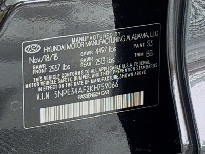 2019 Hyundai Sonata SEL