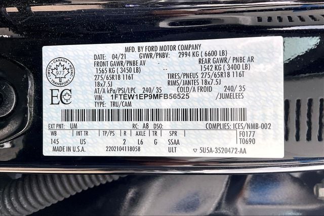2021 Ford F-150 XL