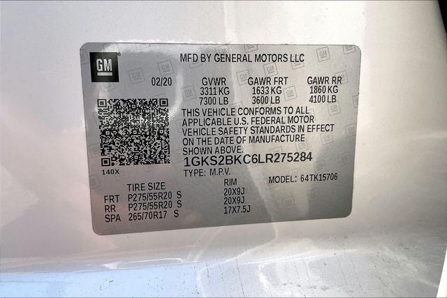 2020 GMC Yukon SLT