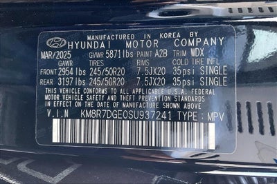 2025 Hyundai Palisade Calligraphy