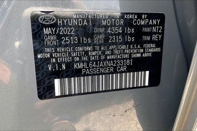 2022 Hyundai Sonata SEL