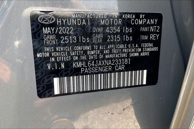 2022 Hyundai Sonata SEL