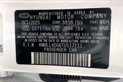 2026 Hyundai Elantra SE
