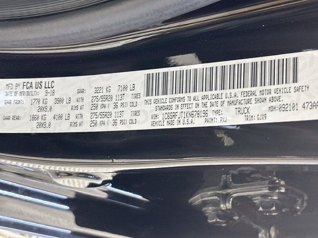 2019 RAM 1500 Laramie