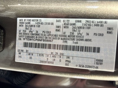 2022 Ford F-150 XLT