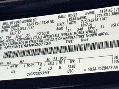 2022 Ford F-150 XLT