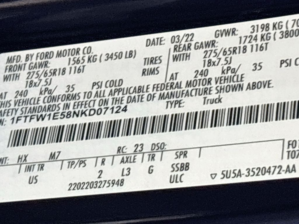 2022 Ford F-150 XLT