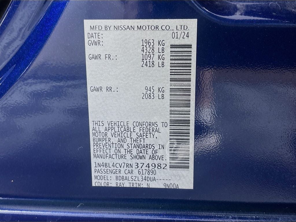 2024 Nissan Altima 2.5 SR