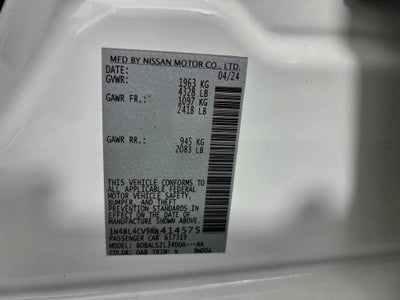 2024 Nissan Altima 2.5 SR
