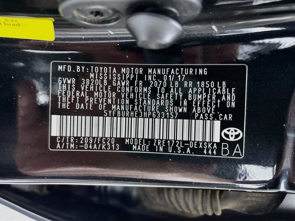 2017 Toyota Corolla SE